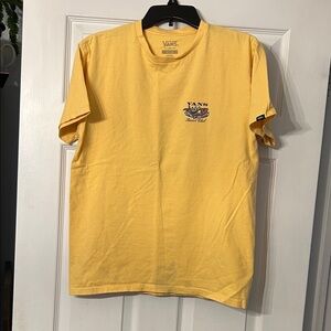 Vans Men's Short Sleeve Yellow Tee